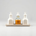 Set à condiments en grès 3 pièces