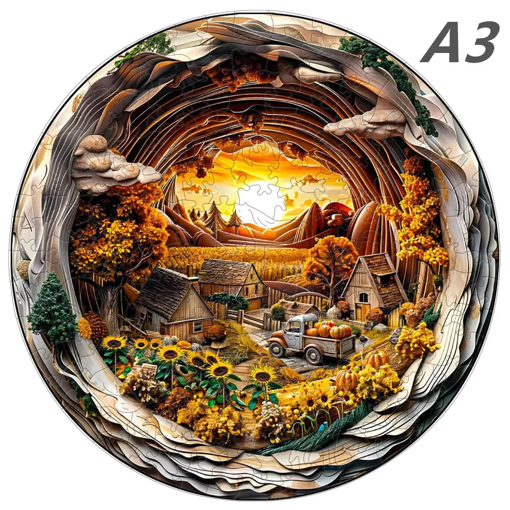Puzzle en Bois 3D Animaux