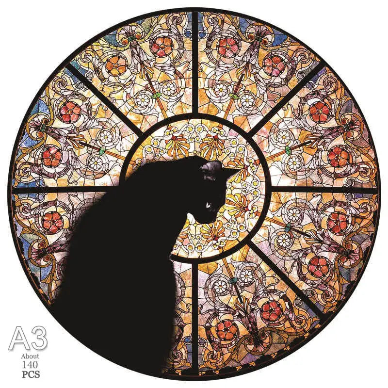 Puzzle en Bois Tigre et Chat