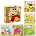 Cubes Puzzle 3D en Bois