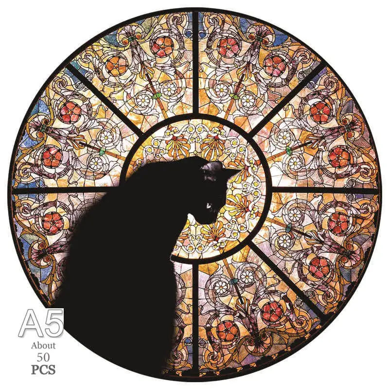 Puzzle en Bois Tigre et Chat
