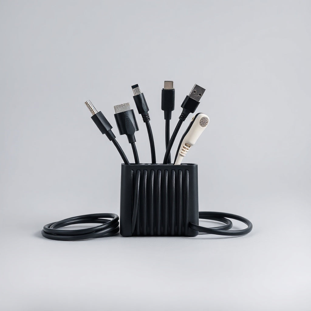 Organiseur de câbles en silicone